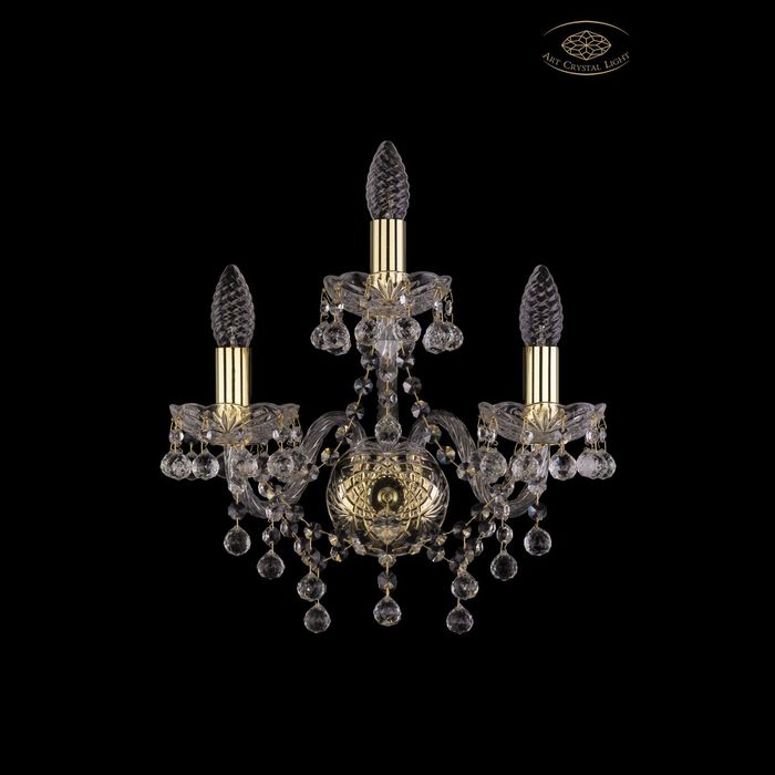 Бра хрустальные 109B.2+1.141.G Art Crystal Light