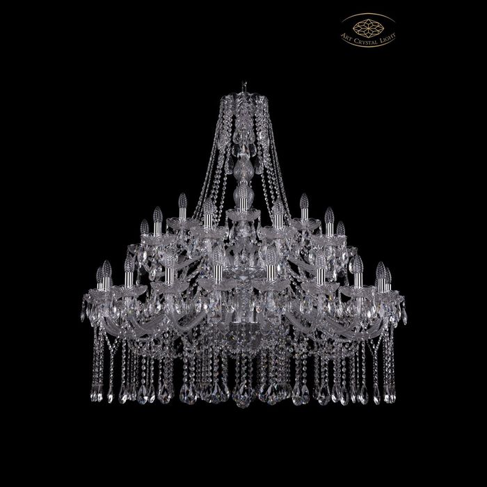 Люстра хрустальная 113.20+10+5.400.2d.Ni Art Crystal Light