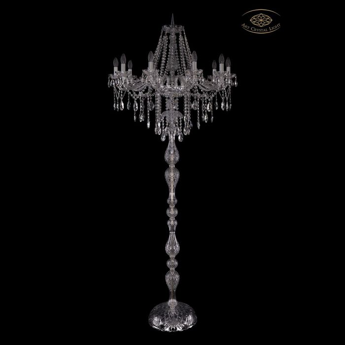 Торшер хрустальный 115T1.10.300-210.Ni Art Crystal Light