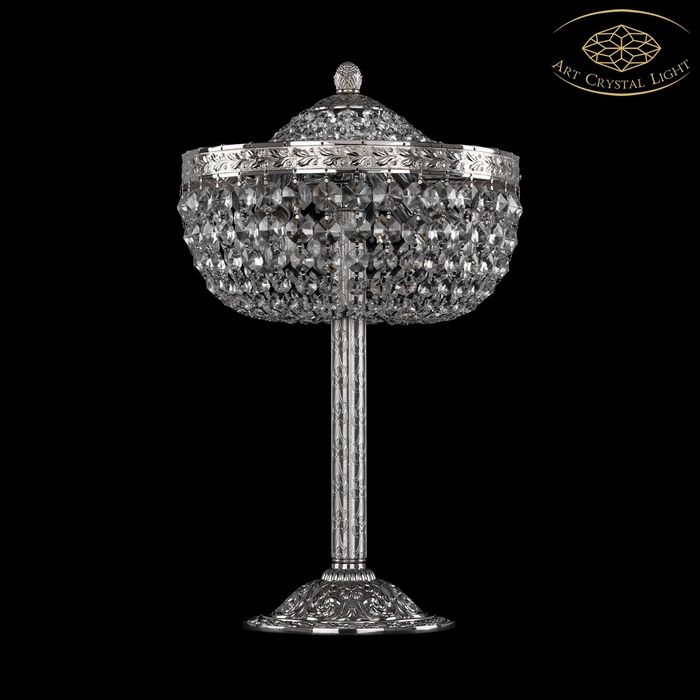 Настольная лампа хрустальная 2111L6.25IV.Ni Art Crystal Light